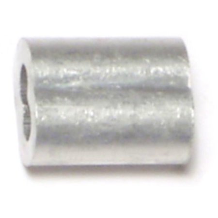 MIDWEST FASTENER 3/32" Aluminum Cable Ferrules 20PK 64262